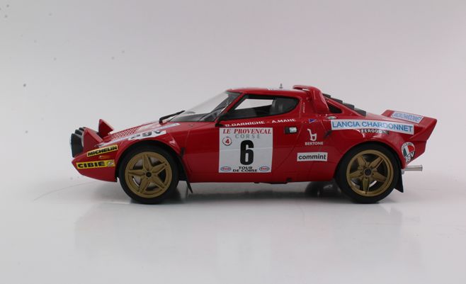 Décalcomanies 1/12 Lancia Stratos – Tour De Corse 1975 – WRC Rallye – Réf 4329